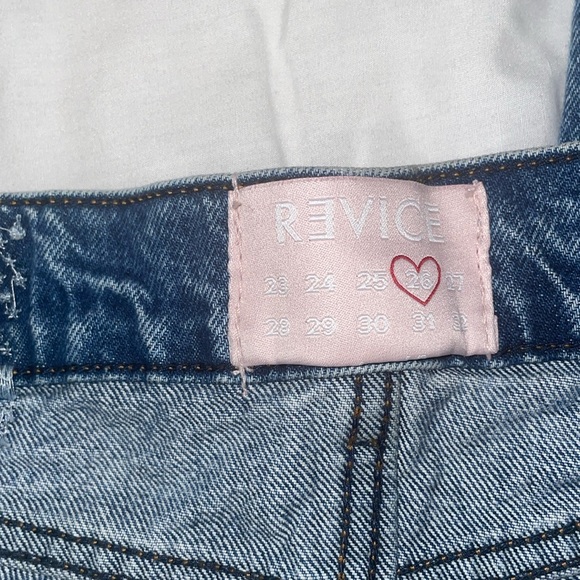 Asymmetric button jeans size 26 - Picture 5 of 6